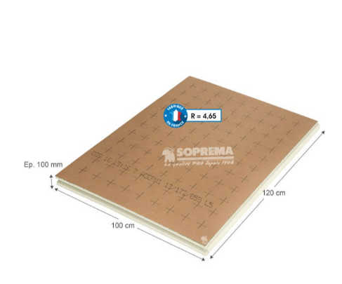 Image du produit TMS 100 - PLAQUE ISOLANTE - R=4,65 - S=1,20 m²