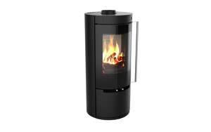 Image produit POELE A BOIS BUCHE FUSION 7 KW - NOIR