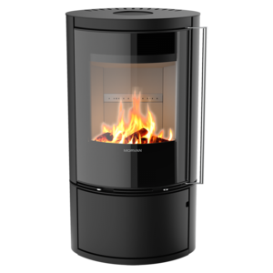 Image produit POELE A BOIS BUCHE SOL'R 7 KW - NOIR