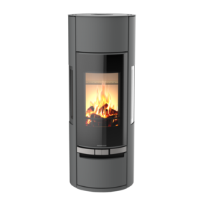 Image produit POELE A BOIS BUCHE VISION'R 6 KW - GRIS LOFT